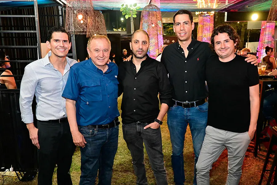 Joaquin Pereyra, Ivo Kuljis, Jose Andres Abraham, Juan Pablo Handall y Ricardo Marroquin