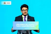 El Canciller Fernando Aramayo Carrasco, en el Foro Corea&ndash;Am&eacute;rica Latina sobre Cooperaci&oacute;n Futura 2026.
