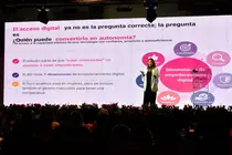 Xiomara Zambrana Hoyos, directora ejecutiva del Instituto de la Mujer & Empresa (IME), durante la tercera versi&oacute;n del Foro FEM Econ&oacute;mico 2026 (Foto: Economy)