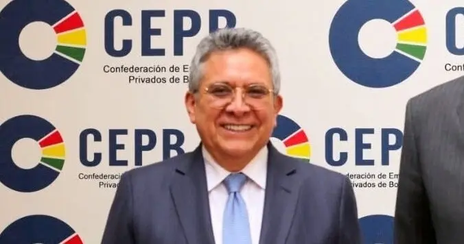 Giovanni Ortu&ntilde;o, presidente de la Confederaci&oacute;n de Empresarios Privados. Foto: CEPB.
