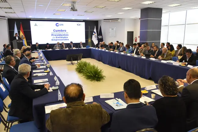 Foto del desarrollo de la Cumbre