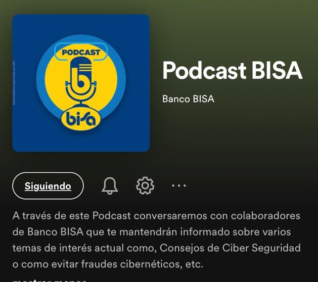 Podcast Banco BISA