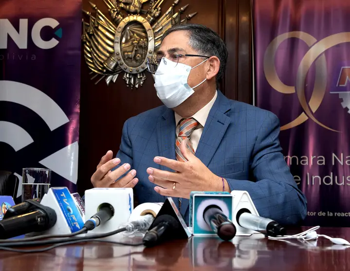 El Presidente de los industriales bolivianos, Ivo Blazicevic