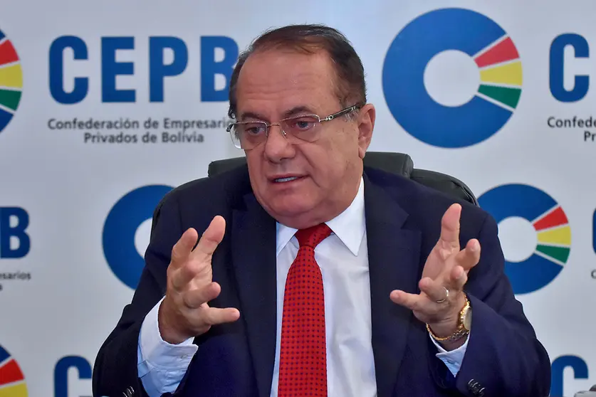 Luis Barbery, Presidente de la CEPB eval&uacute;a las perspectivas econ&oacute;micas para el pr&oacute;ximo a&ntilde;o Foto: CEPB