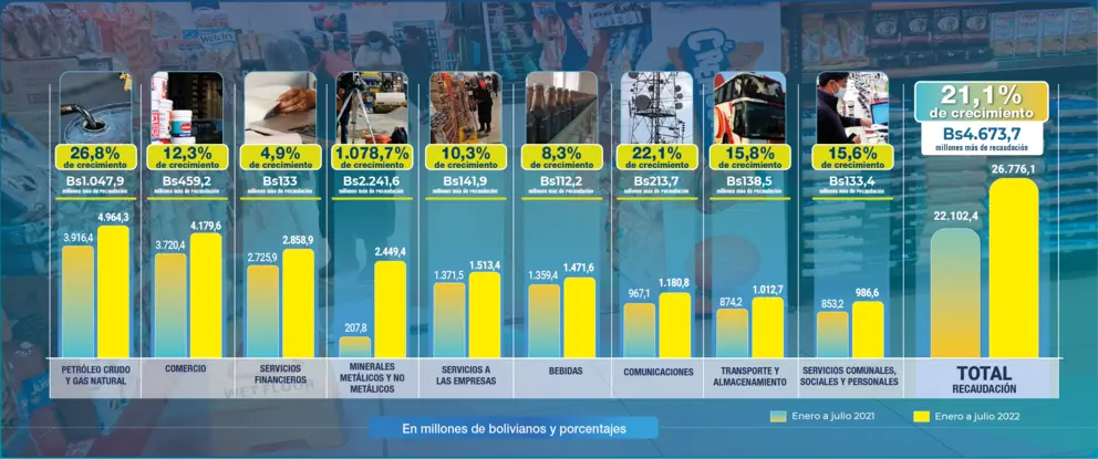 RECAUDACION TOTAL SECTOR ECONOMICO columnas-01