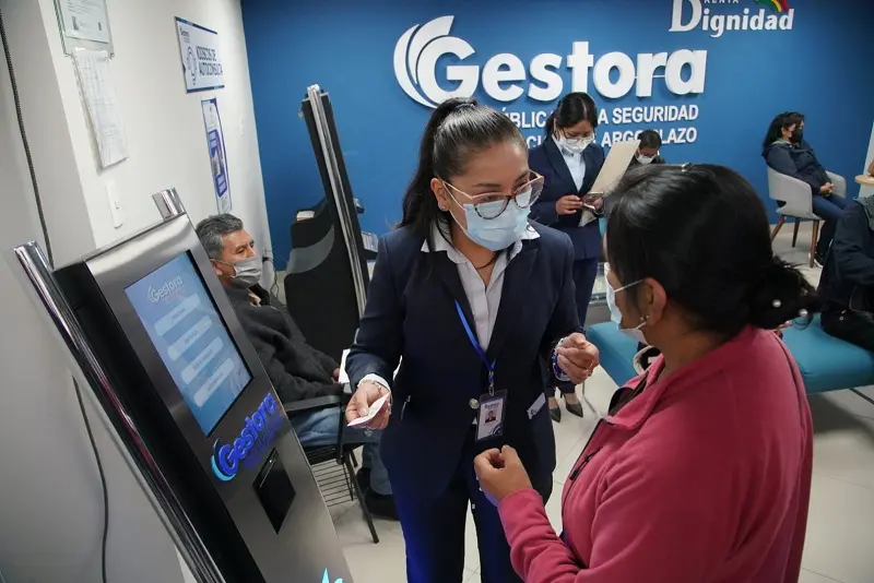 Oficinas de atenci&oacute;n de la Gestora en la ciudad de La Paz