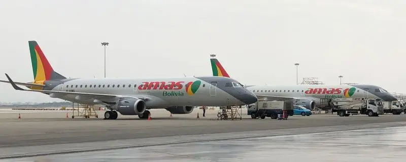 Flota a&eacute;rea de Amaszonas