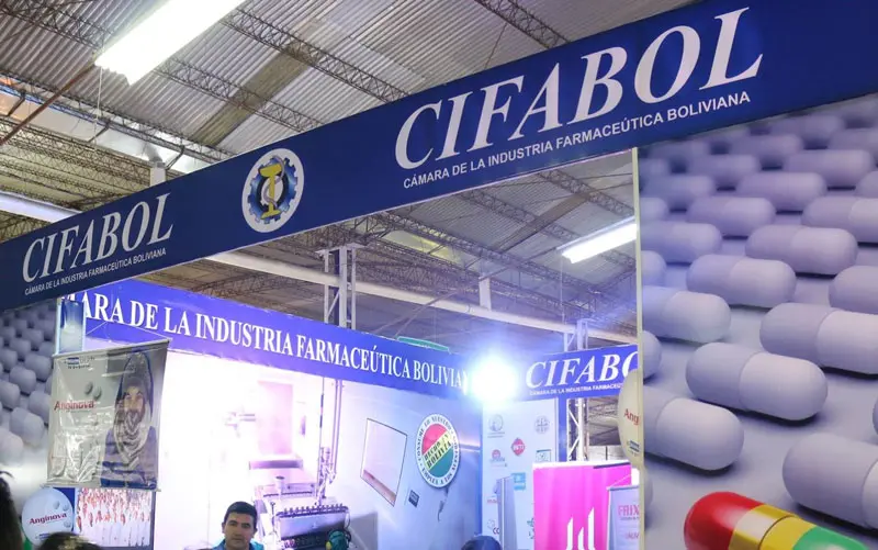 Un banner con el logo de Cifabol. Foto: Archivo
