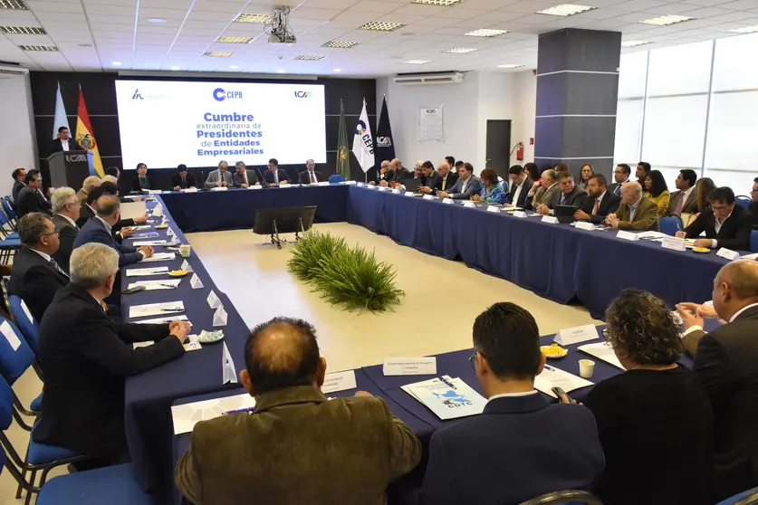 Foto del desarrollo de la Cumbre