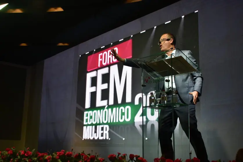 Economista. Jaime Dunn, en su ponencia en el FEM 2026 (Foto: Economy)