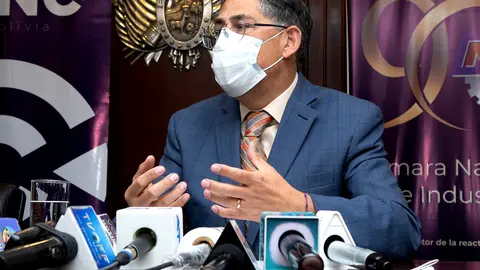 El Presidente de los industriales bolivianos, Ivo Blazicevic
