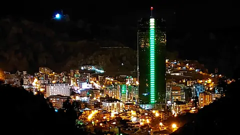 Green-Tower en la zona de Calacoto al sur de La Paz, se convirti&oacute; en el edificio m&aacute;s alto de Bolivia
