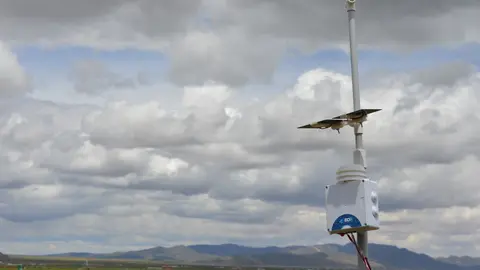 Uno de los dispositivos metereol&oacute;gicos del BDP instalados en La Paz