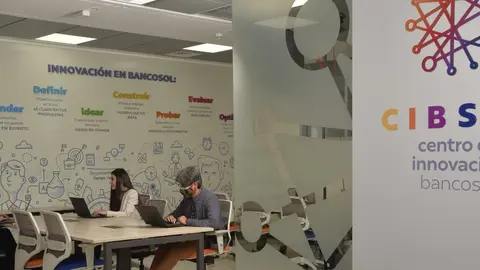 El Centro de innovaci&oacute;n de BancoSol. Foto: BancoSol