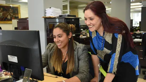 Parte del equipo de mujeres de LBC Seguros. Foto: LBC Seguros