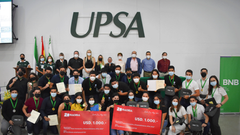 Los ganadores de la Feria de Innovaci&oacute;n y Emprendimiento UPSA