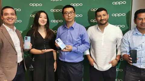 Principales ejecutivos de Oppo en Bolivia