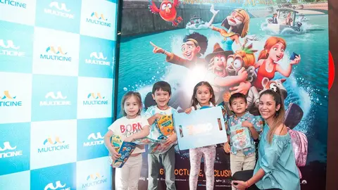 Micaela y Mateo Demmer, Catalina y Leonardo Oroza, y Tamara Artigas
