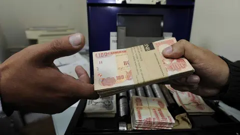 Billetes de boliviano de circulaci&oacute;n nacional