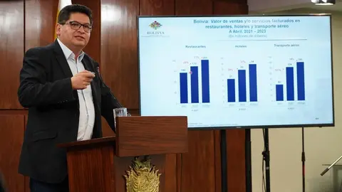 Ministro de Econom&iacute;a, Marcelo Montenegro