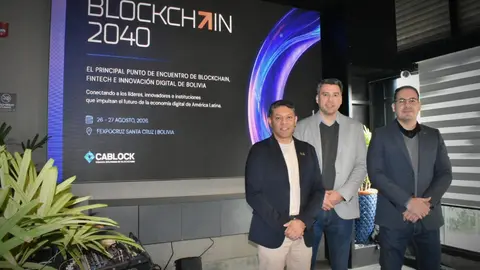 Presentaci&oacute;n del foro internacional "Blockchain 2040" (Foto:Economy)