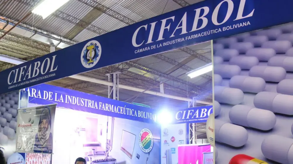 Un banner con el logo de Cifabol. Foto: Archivo