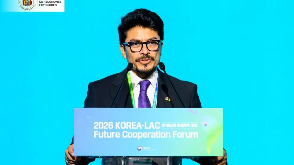 El Canciller Fernando Aramayo Carrasco, en el Foro Corea&ndash;Am&eacute;rica Latina sobre Cooperaci&oacute;n Futura 2026.