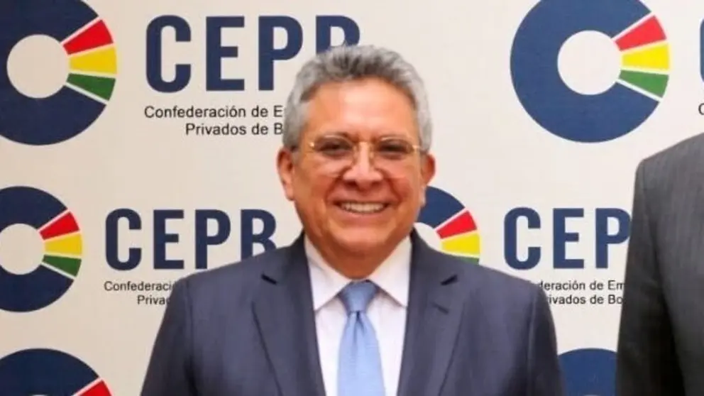 Giovanni Ortu&ntilde;o, presidente de la Confederaci&oacute;n de Empresarios Privados. Foto: CEPB.