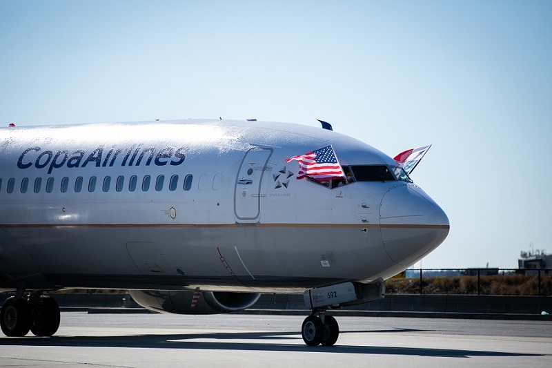© 2021 Decisive Moment Events, Copa Airlines inaugural flight to Atlanta at Hartsfield-Jackson Atlanta International Airport in Atlanta, GA
