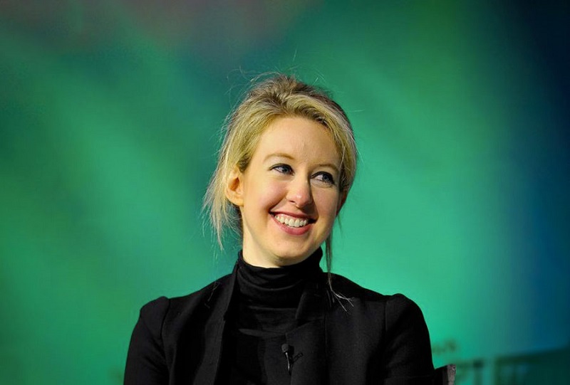 Elizabeth Holmes vía Twitter