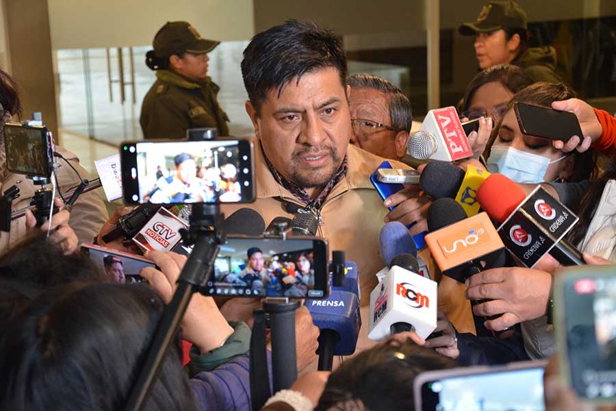 El ministro de Desarrollo Rural y Tierras, Yamil Flores.