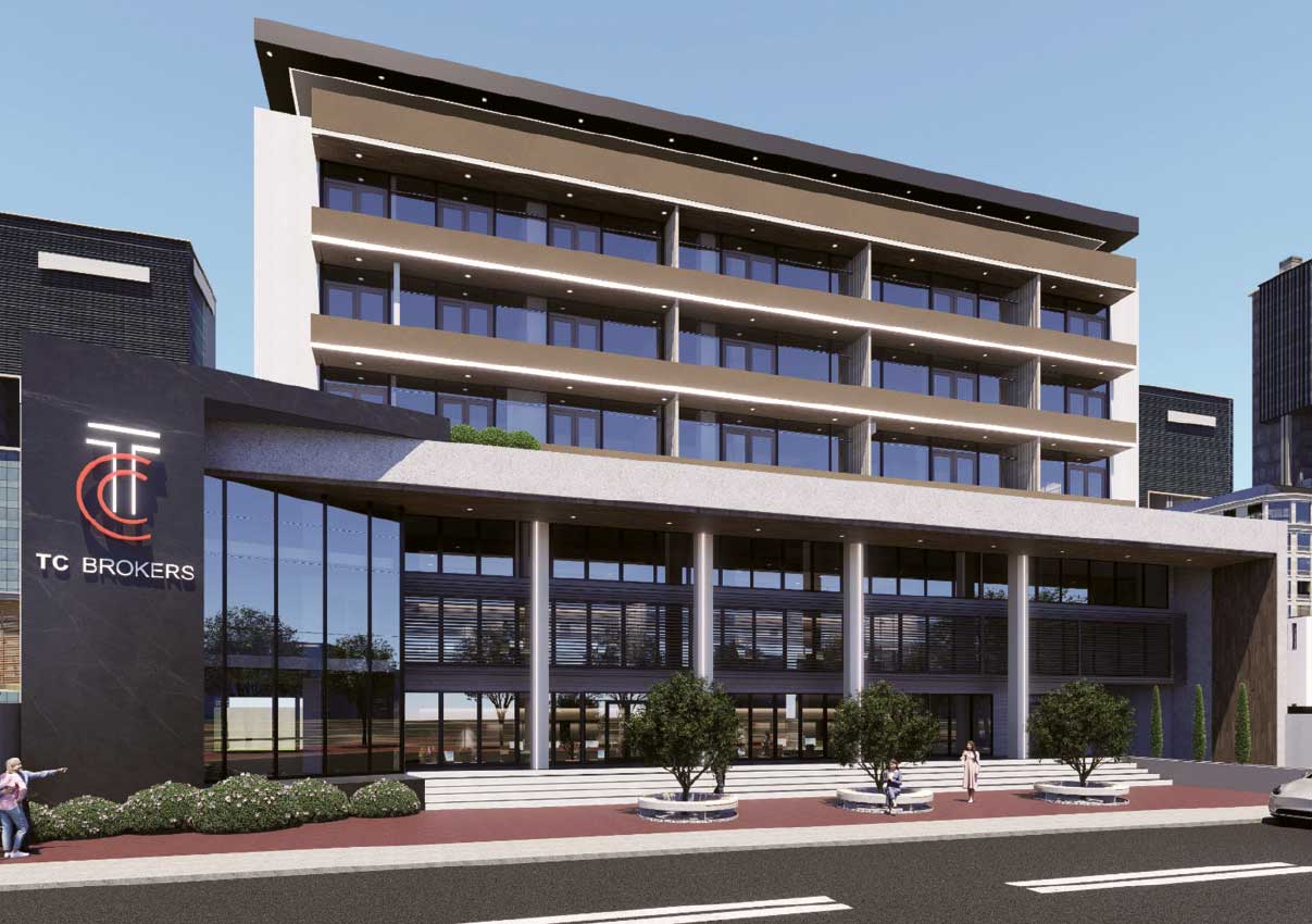 El moderno edificio de TC Brokers se comenzará a construir desde finales de 2025
