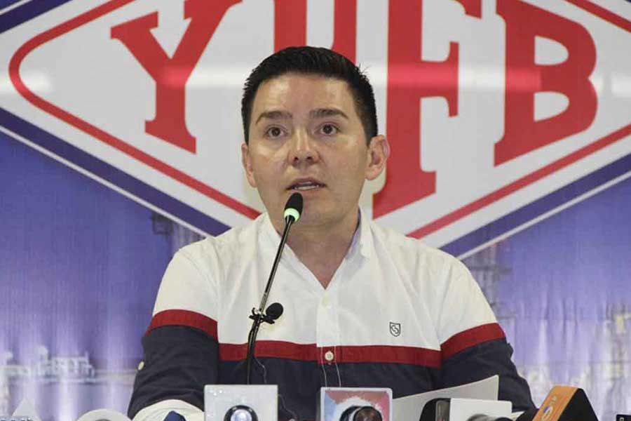 Joel Callaú, gerente de Logística de YPFB.