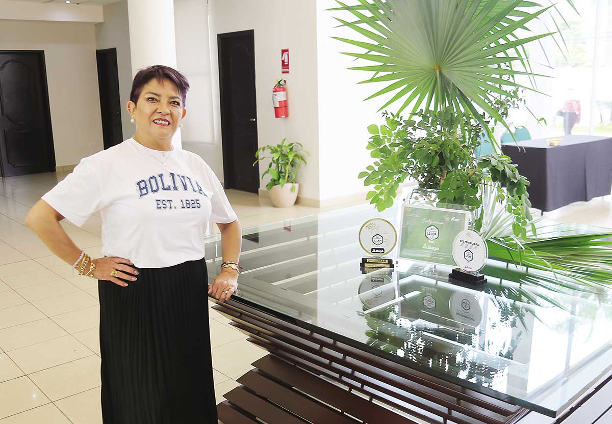 María Reneé Centelas gerente de Laboratorios Bagó