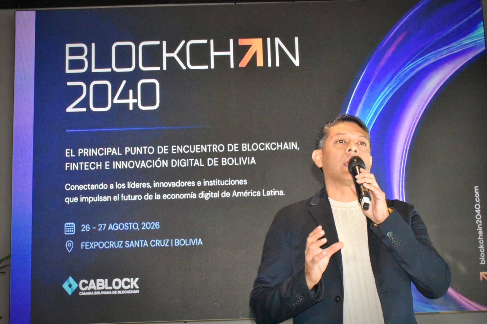 Henry Hoyos, presidente de la Cámara Boliviana de Blockchain (Foto: Economy)
